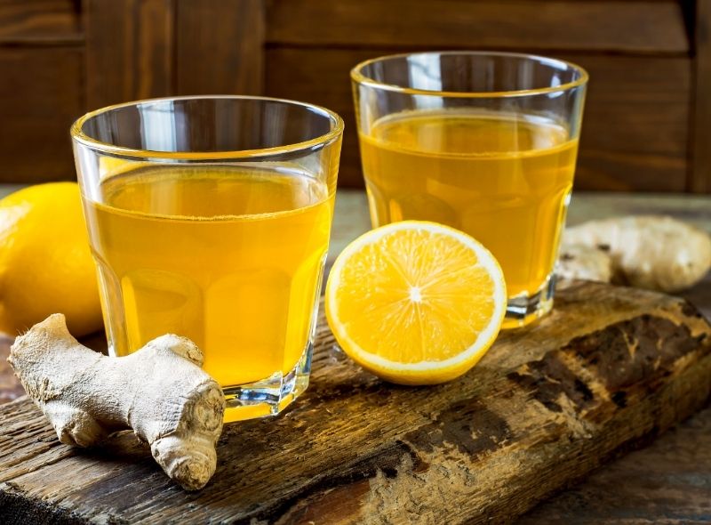Nyamakudji or ginger juice at 100 XOF