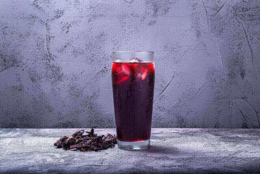 Dableni or Hibiscus juice at 150 XOF or $0.17 USD